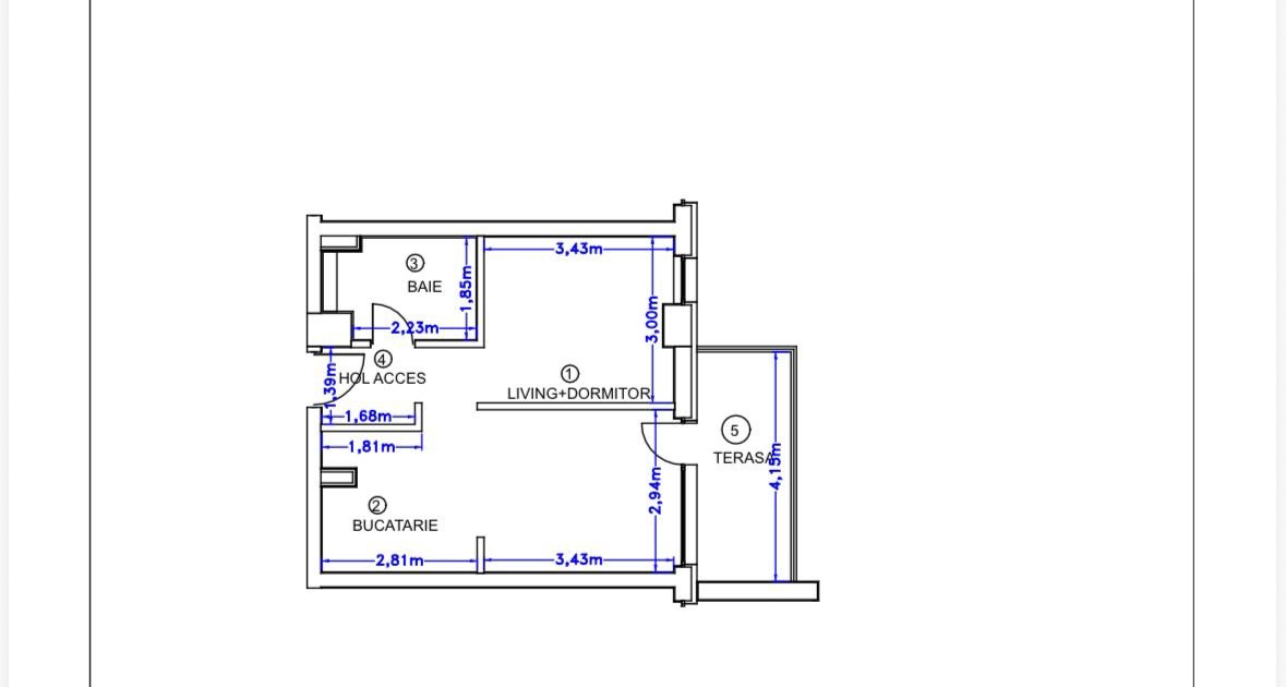 Studio dublu, mobilat, Pipera, perfect pentru investitori — fotografia 3